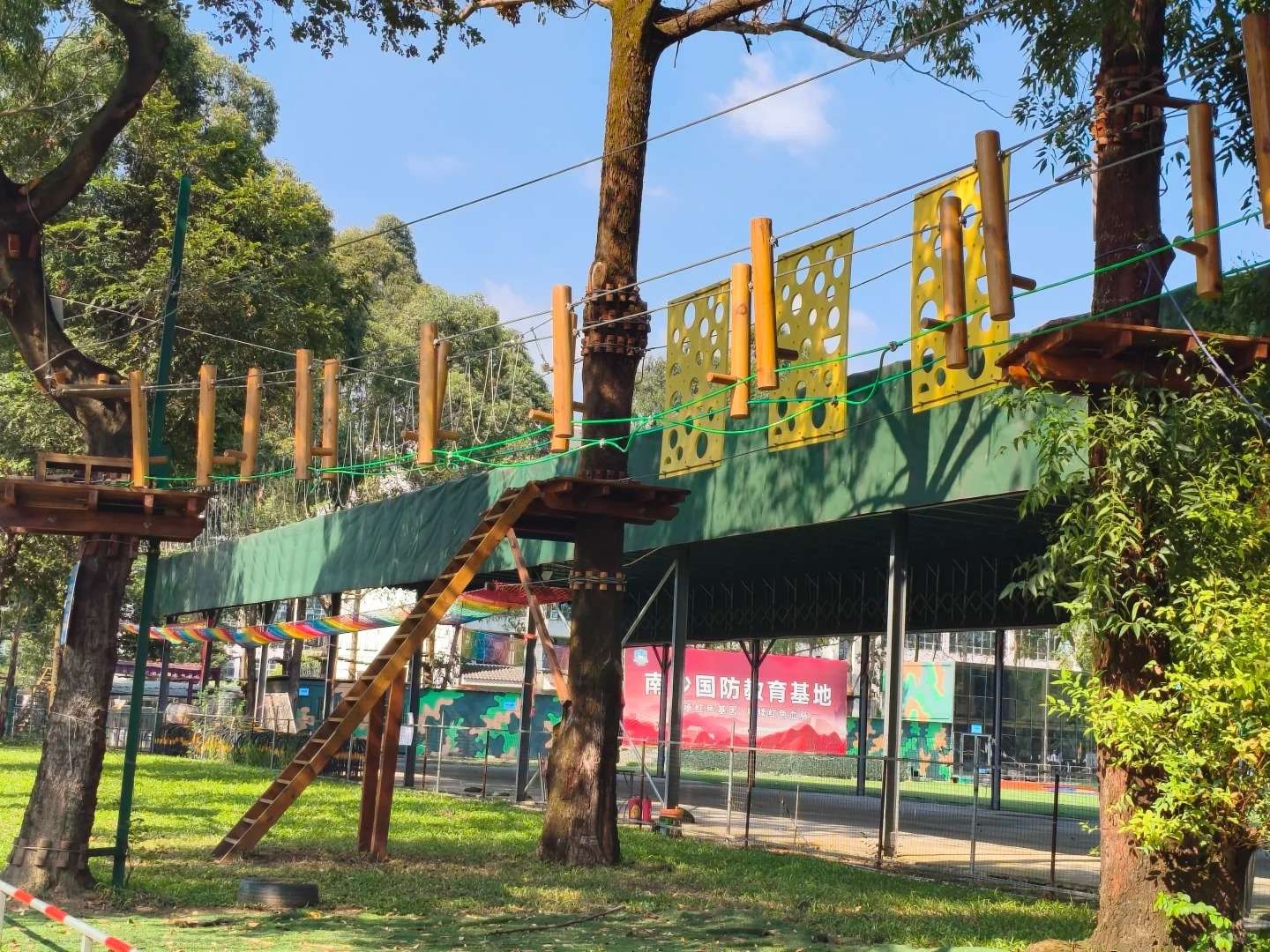 广州南沙｜丛林探险游乐木结构落地✅_5.jpg